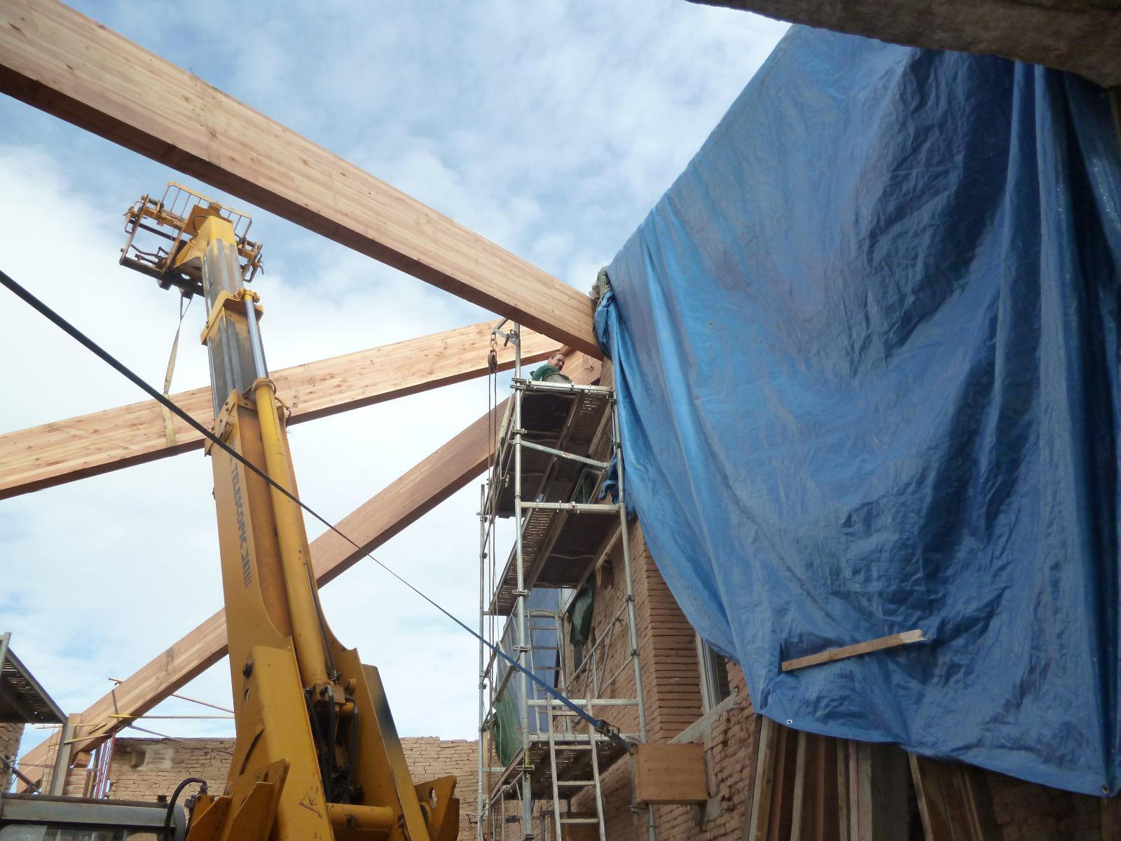 Charpente traditionnelle en bois